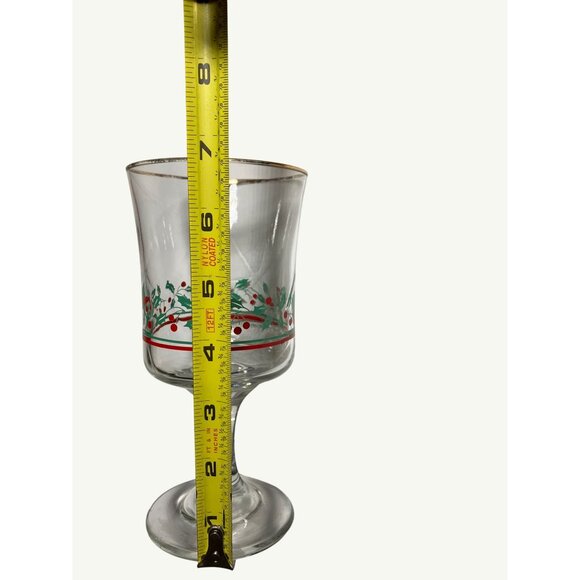 Arbys 1986 Christmas Collection Holiday Glasses Set of 2 - Picture 6 of 8